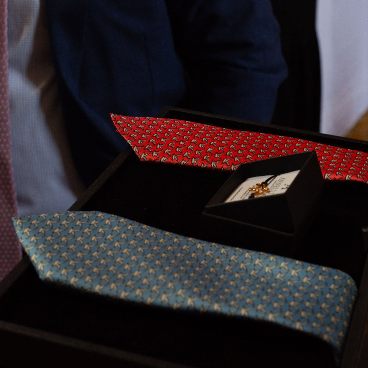 Silk Gull's Motif Tie