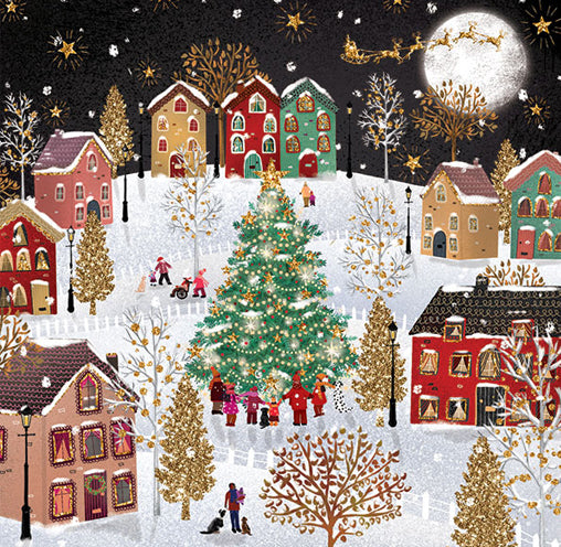 'Christmas Eve Together' Christmas card (Pack of 10)