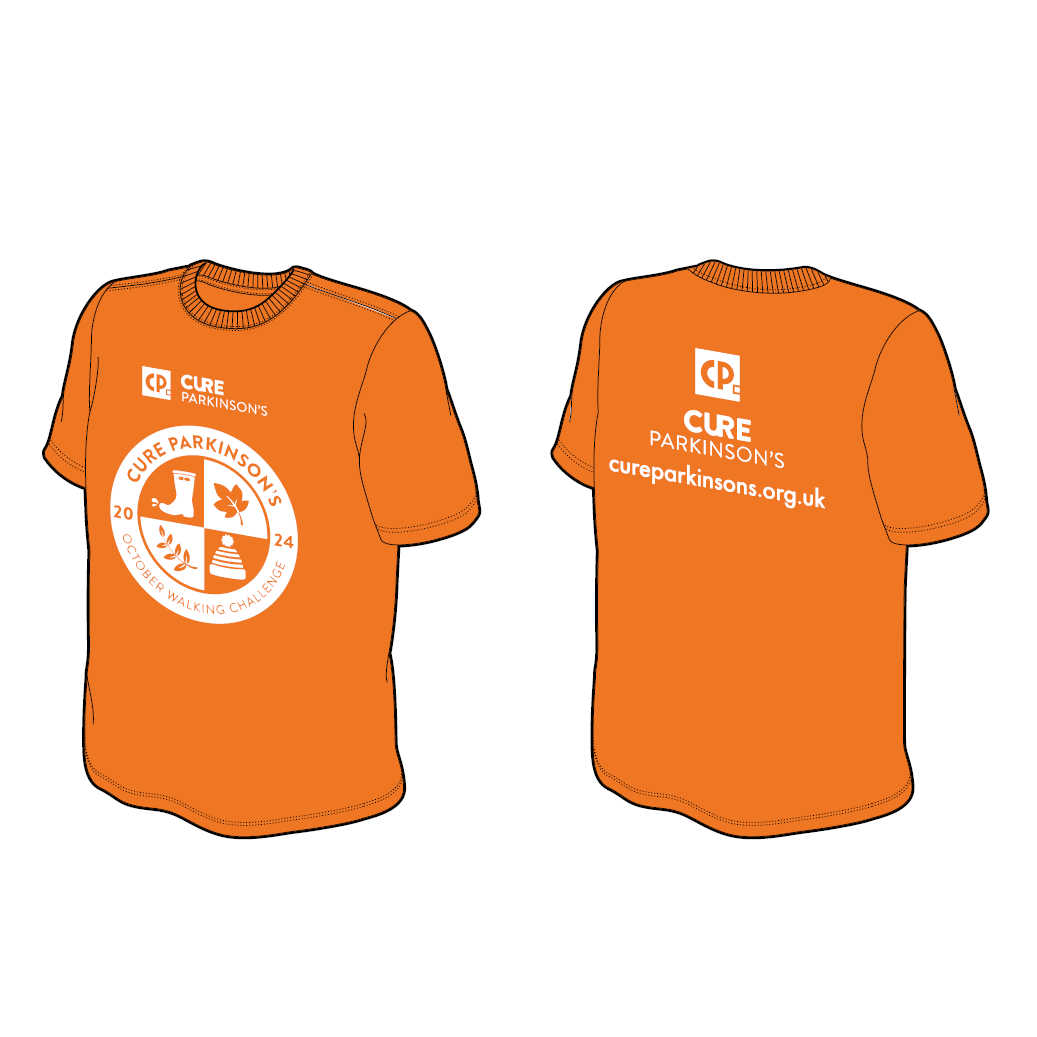 Cure Parkinson's October Walking Challenge T-Shirt