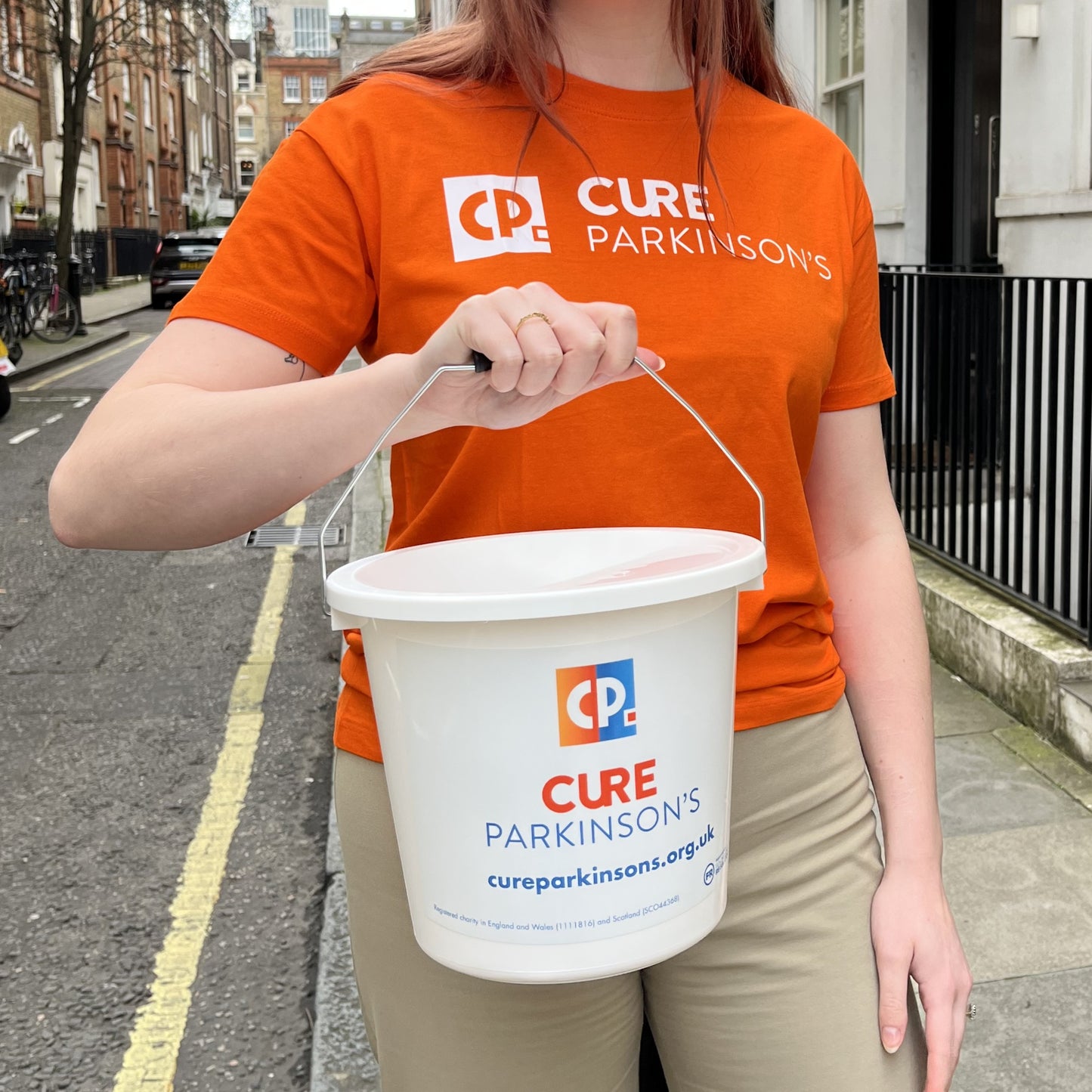 Cure Parkinson's Collection Bucket